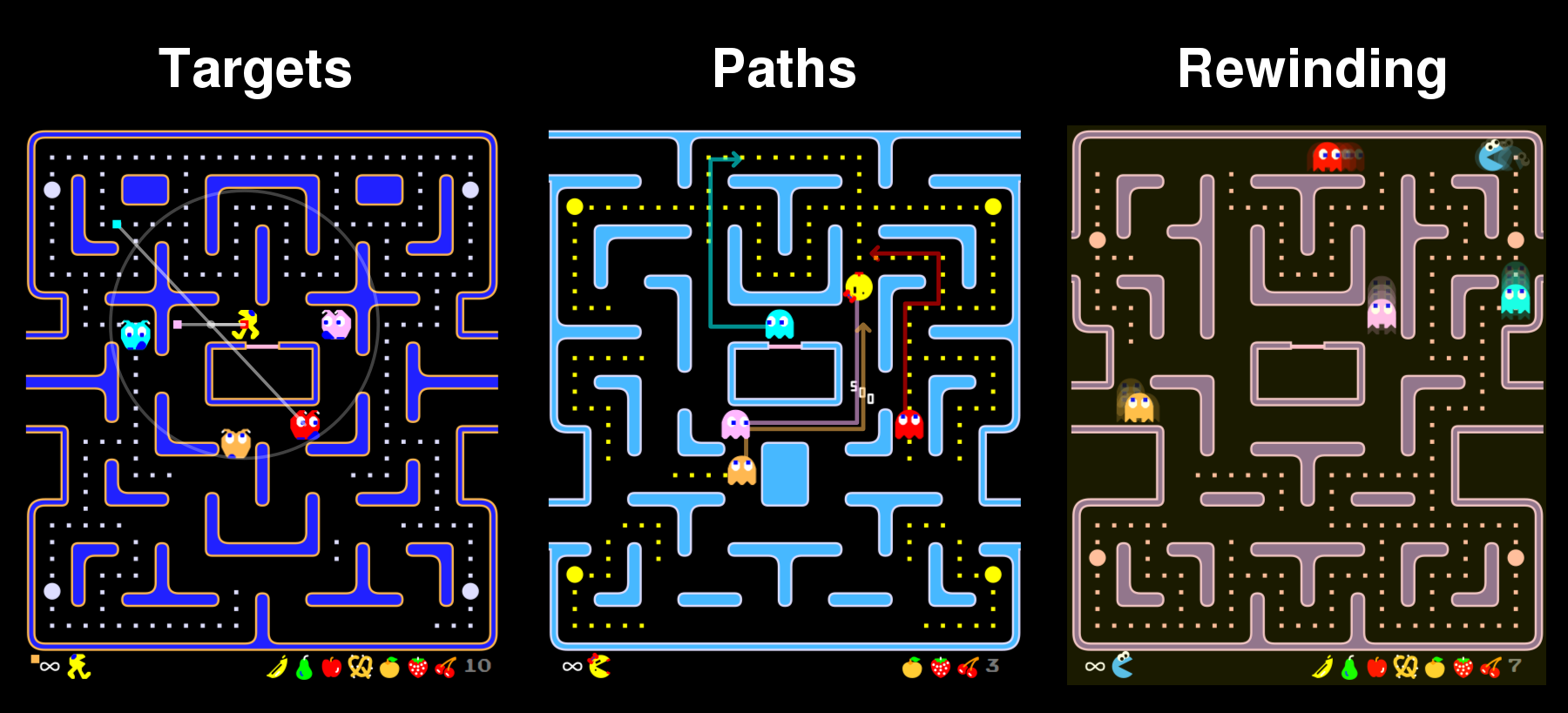 ms pacman game practice mode